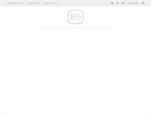 Tablet Screenshot of ochoquincemag.com